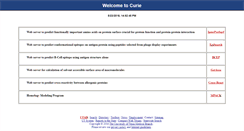 Desktop Screenshot of curie.utmb.edu