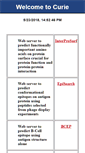 Mobile Screenshot of curie.utmb.edu