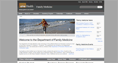 Desktop Screenshot of fammed.utmb.edu