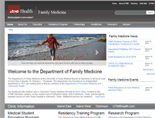 Tablet Screenshot of fammed.utmb.edu