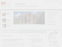 Tablet Screenshot of blogs.utmb.edu