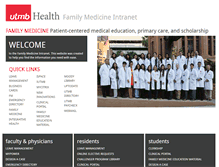 Tablet Screenshot of ifammed.utmb.edu