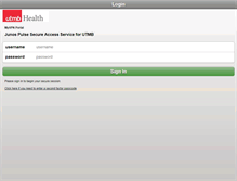 Tablet Screenshot of myvpn.utmb.edu